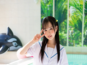 夏休み無毛ららちゃんと卑猥なごっくんプール教室 サンプル動画サムネイル